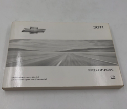 2011 Chevrolet Equinox Owners Manual Handbook OEM L02B05087 - $26.99