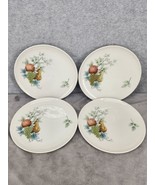 Set of 4 Vintage Syracuse Carefree Wayside Pattern 10&quot; Dinner Plates Mad... - $31.98