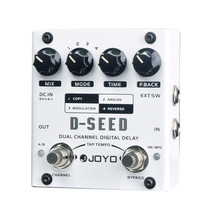 JOYO D-SEED Dual Channel Digital Delay 6 Sec Guitar Effect Pedal Four Mo... - £44.11 GBP