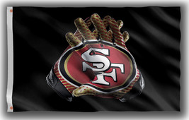San Francisco 49ers Football Team Flag 90x150cm 3x5ft Gloves Best Banner - £11.12 GBP