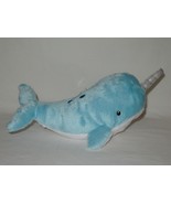 NWT Carters Plush Toy Stuffed Animal Lovey Narwhal Mammel Ocean Sea Anim... - $392.33 MXN