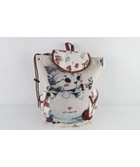 Deadstock Vtg Y2K Streetwear All Over Print Cat Kitten Top Loader Backpa... - $1,373.40 MXN