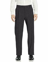 Palm Beach Men&#39;s Preston Reverse Pleat Dress Pants Sz 31 Charcoal  NWT - £22.36 GBP