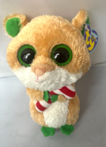 Ty beanie babies Boos Candy Cane The Hamster Holding Candy Cane w/TAGS VGUC - £24.51 GBP