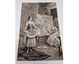 Vintage At The House Of The Artist Black And White Art Print 20&quot; X 16&quot; - $53.45