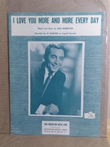 Sheet Music I Love You More and More Every Day by Don Robertson - £7.99 GBP
