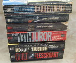 6 John Lescroart Paperback Novels Fiction Mystery Thrillers Suspense - £6.37 GBP