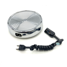 Heat-Rite Hot Plate Warmer Chrome Cord West Bend Bean Pot Elec Tested - $22.99