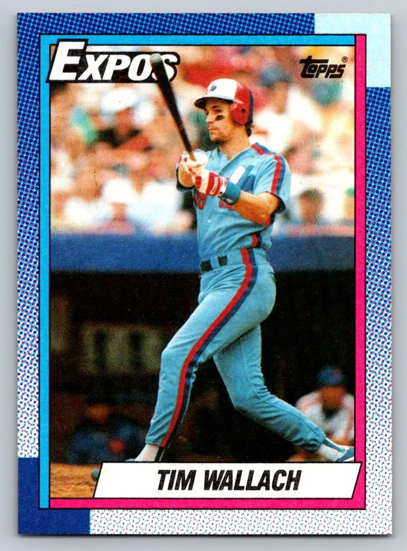 1990 Topps #370 Tim Wallach Montreal Expos - $3.00