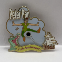 Disney Cruise Line Peter Pan 50th Anniversary Pin Crocodile &amp; Cannonball... - £39.65 GBP