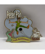 Disney Cruise Line Peter Pan 50th Anniversary Pin Crocodile &amp; Cannonball... - £38.83 GBP