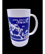 Dallas Cowboys Mug Cup Vintage 1985 1980s Burger King Dr Pepper NFL Man ... - $351.44 MXN