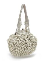 Handmade Indian Pearl Beaded Evening Clutch, Ivory Teardrop Embellished ... - €64,40 EUR