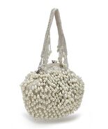 Handmade Indian Pearl Beaded Evening Clutch, Ivory Teardrop Embellished ... - €64,40 EUR
