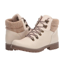 Cliffs By White Mountain Pathfield Lace-Up Boots - Winter White / Fabric, Us 8M - £22.85 GBP