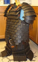 Medieval Halloween Leather Body Costume Armor LARP Armor War Shield - $699.99