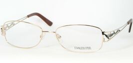 OU 44.323 Designerbrille Vollrand Metall Gold/Black 53-17-132 mm - $61.38