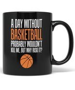 PixiDoodle Can&#39;t Live Without Basketball Player Coffee Mug (11 oz, Black) - $35.28 CAD+