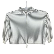 Old Navy Womens Size XL Striped Half-Zip Pullover With Drawstring Hem - $18.50