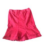 New Directions Women&#39;s Acid Wash Red Skirt Size 10 - $18.00