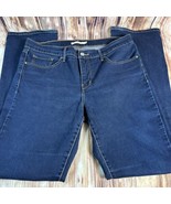 Levi's 315 Shaping Boot Cut Womens Size 32 Blue Mid Rise Jeans Denim Pants 34x32 - $23.74
