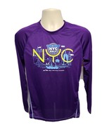 2018 NYRR United Airlines NYC Half Mens Small Purple Long Sleeve Jersey - $371.19 MXN