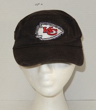 NFL Team Apparel Kansas City Chiefs Adjustable Womens Cadet Hat Cap Red ... - $281.73 MXN