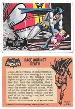 Batman Trading Card #53 Race Against Time Black Bat Series Version A 1966 Topps - £3.92 GBP