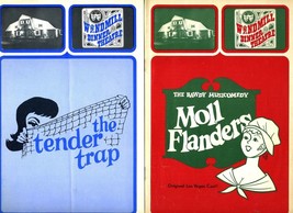 6 Windmill Dinner Theatre Programs Dallas Texas 1970 Moll Flanders Tender Trap - £23.25 GBP