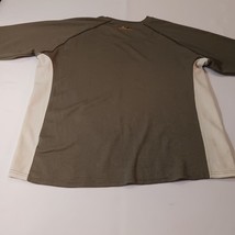 Mossy Oak Men's Olive & White Pullover Long Sleeve Hunting Knit Sweatshirt Size  image 13