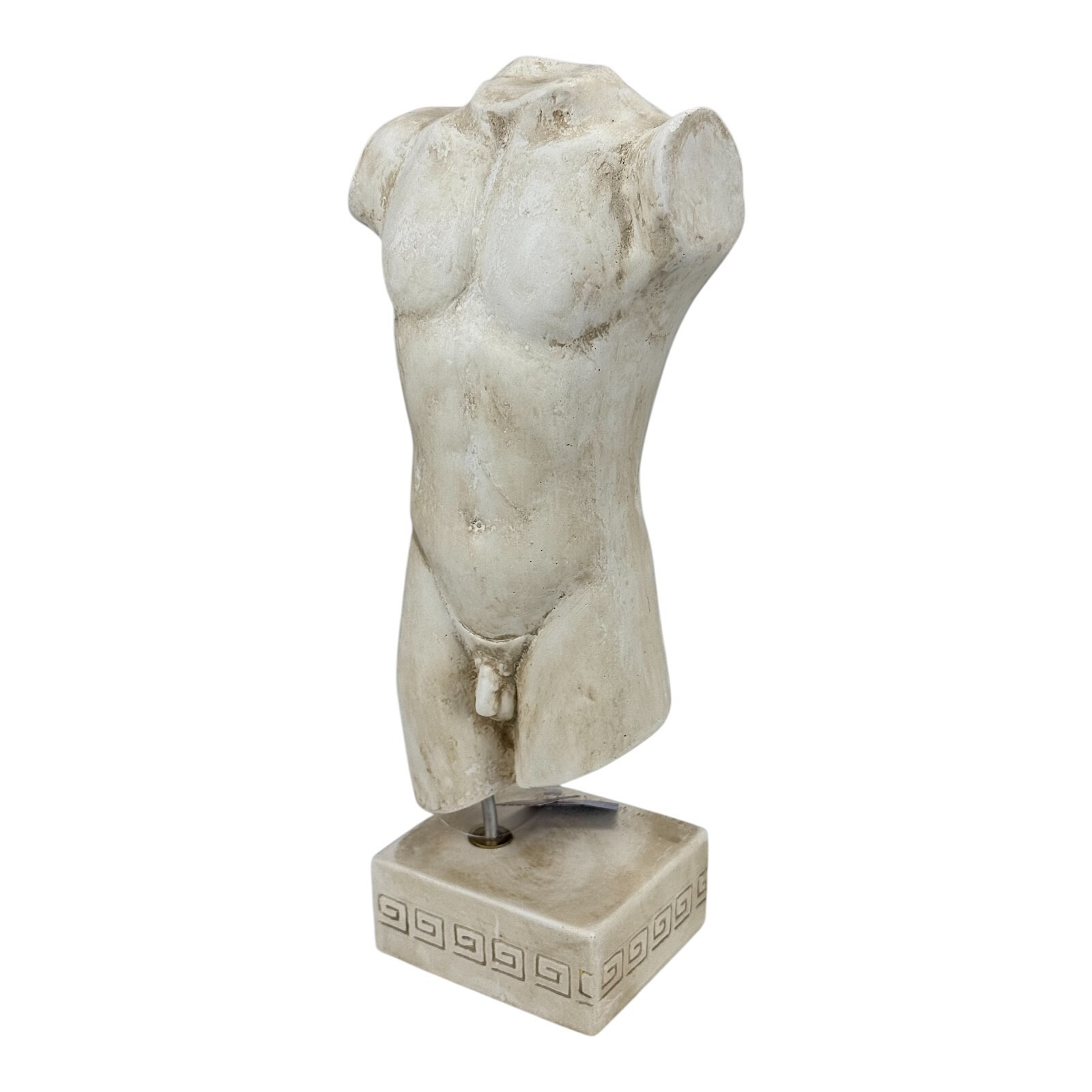 Nude Male Body Torso Greek Statue Sculpture Erotic Art Cast Stone 12.20 in Item image 8