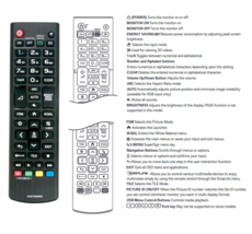 AKB75095363 Remote For 32/ 43SM5KD, 43/ 49SM3D, 55SM5D Lg Lcd Tv ✚ Manua Ls On Cd - $12.95