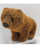 Unipak Standing Brown Grizzly Bear Fluffy Stuffed Plush Animal 13” CUTE ... - $17.21 CAD