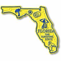 Florida Small State Magnet by Classic Magnets, 2.9&quot; x 2.4&quot;, Collectible Souvenir - £2.25 GBP