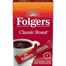 Folgers Classic Roast Instant Coffee 7 sticks ( pack of 5) - $329.74 MXN