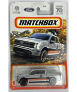 Matchbox 70th Anniversary  2022 Ford F150 Lightning Pickup 1:64 diecast ... - $205.05 MXN