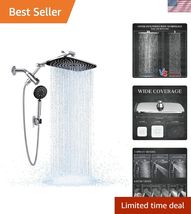 11.8 Inch Rain Shower Head Combo with Extension Arm- Wide Showerhead wit... - $100.17