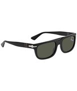 Persol PO3271S 95/31 Sunglasses Black Frame Green Lens 55mm - $189.99