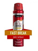 Old Spice Antiperspirant Deodorant Invisible Dry Spray, Fast Break, 4.3 ... - £11.81 GBP