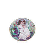 Franklin Mint Musical Plate &quot;Who Can I Turn To? By Evie Limited Edition - $14.02 CAD