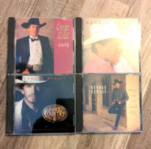 George Strait CD&#39;s Lot of 4 Livin It Up, Blue Clear Sky, Pure Country, Carrying. - £7.92 GBP