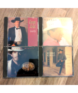 George Strait CD&#39;s Lot of 4 Livin It Up, Blue Clear Sky, Pure Country, C... - £7.74 GBP