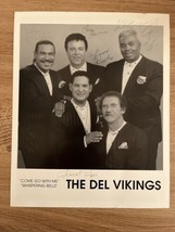 The Del Vikings &quot;Come Go With Me&quot; Whispering Bells&quot; Signed Autographed P... - £131.01 GBP