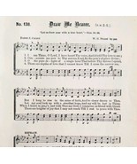 1883 Gospel Hymn Draw Me Nearer Sheet Music Victorian Church Religious A... - $27.43 CAD