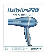 BaBylissPRO Nano Titanium Hair Dryer 2000 Watts BABNT5548 - $86.12
