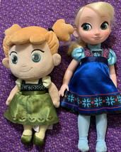 Animators Elsa &amp; Anna MORE Hallmark Itty Bitty Disney Frozen &amp; Olaf - £13.05 GBP