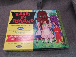 Vintage Disney Babes In Toyland 1961 Jigsaw Puzzle Whitman No.4605 Complete - £7.51 GBP