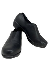 Dansko Black Leather Professional Slip On Stretch Clogs Women’s US 9.5 EU 40 - £29.80 GBP