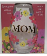 Decorated Springtime Wine Glass 33oz Mom - €16,26 EUR
