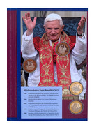 Vatican Medals Set of 12 BU Germany Pope Benedict XVI in Folder Case 03724 - £140.72 GBP